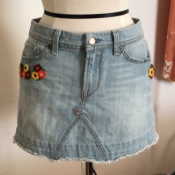 Citizens of Humanity Love Denim Mini Skirt Size 29 - Picture 12 of 15
